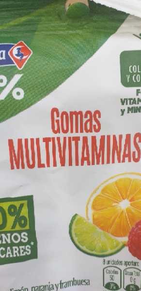 GOMAS MULTIVITAMINAS COLOMBINA100% *72GR