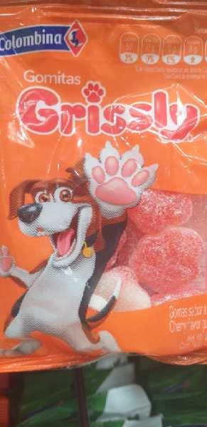 GOMA GRISSLY SNACK HUELLITAS*55GR