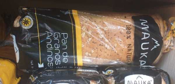 PAN GRANOS ANDINOS SIN GLUTEN MAUKA*450G