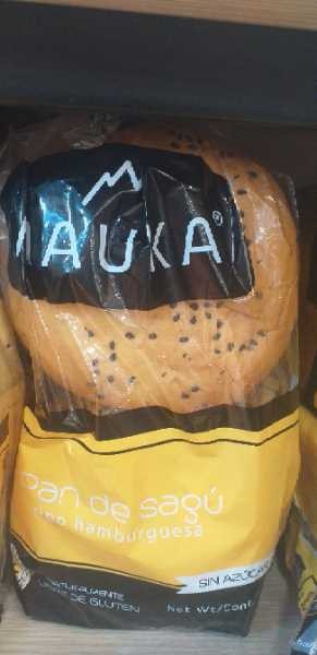 PAN SAGU HAMBURGUE SIN GLUTEN MAUKA*280G
