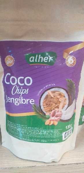 COCO CHIPS JENGIBRE ALHER * 120 GR