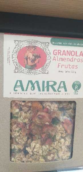 GRANOLA DE ALMENDRAS FRUTAS AMIRA*450GR