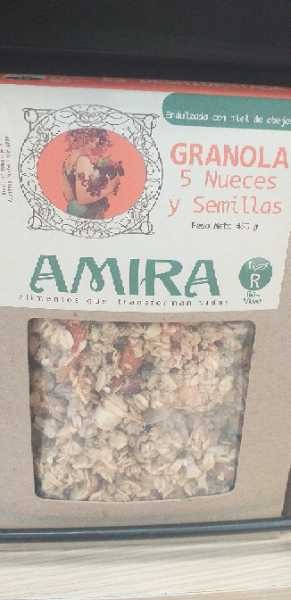 GRANOLA 5 NUECES Y SEMILLAS AMIRA*450GR