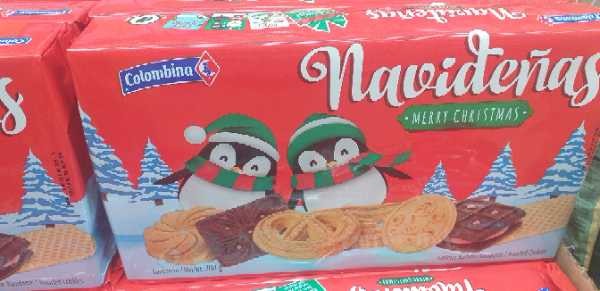 GALLETA NAVIDEÑA PLEGADIZ COLOMBINAx200G