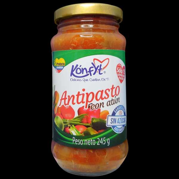 ANTIPASTO CON ATUN KONFYT  x 245 GR