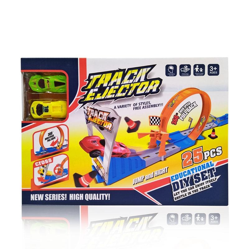 PISTA CARROS TRACK EJECUTOR 360° JUGUETE NIÑOS LANZADOR JUGUETERÍA DJ4623