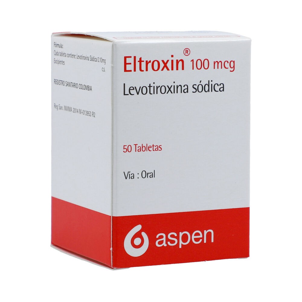 ELTROXIN 100 MCG X 50 TAB