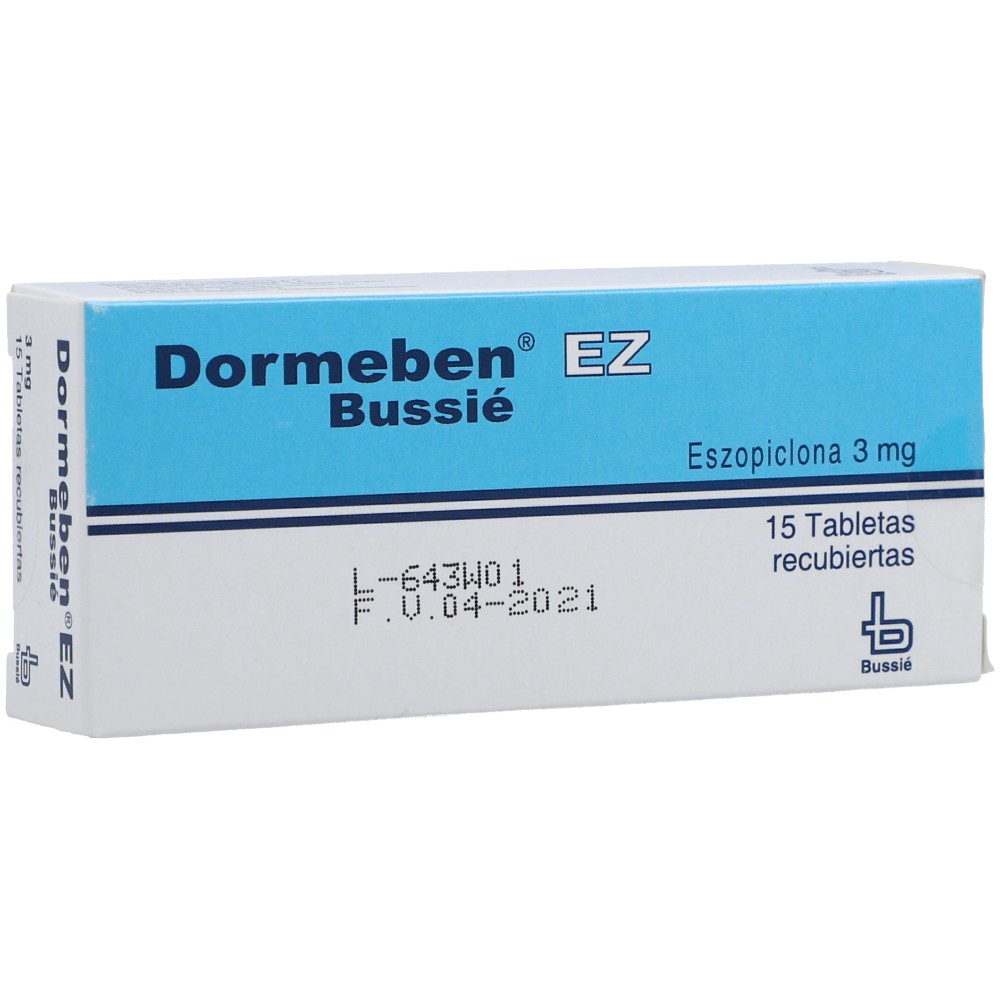 DORMEBEN EZ 3 MG  X 15 TB RECUBIERTAS