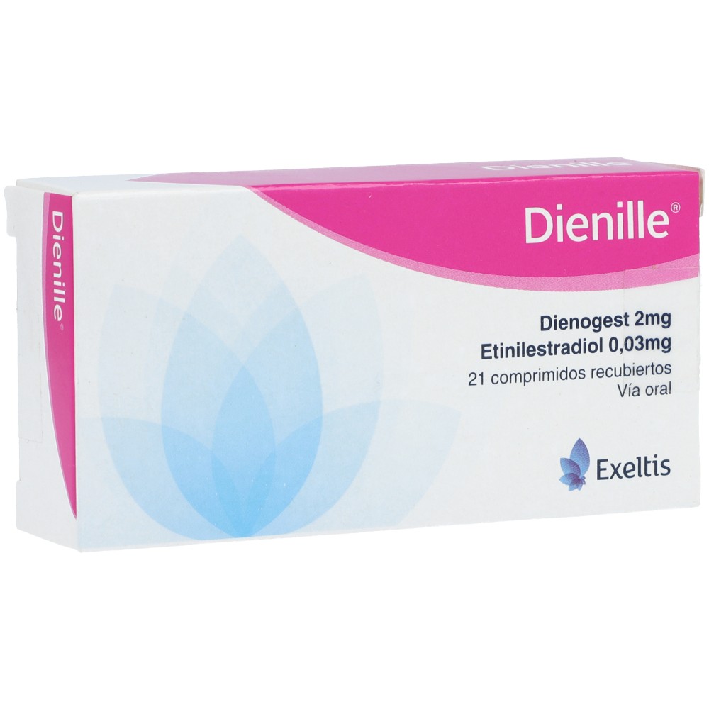 DIENILLE 2 MG/0.03 MG  X 21 COMPR REGULADO