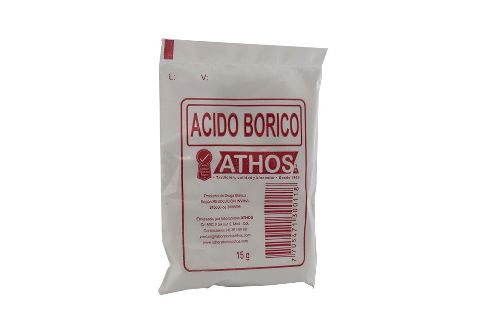 ACIDO BORICO   SOBRES X 15 GR