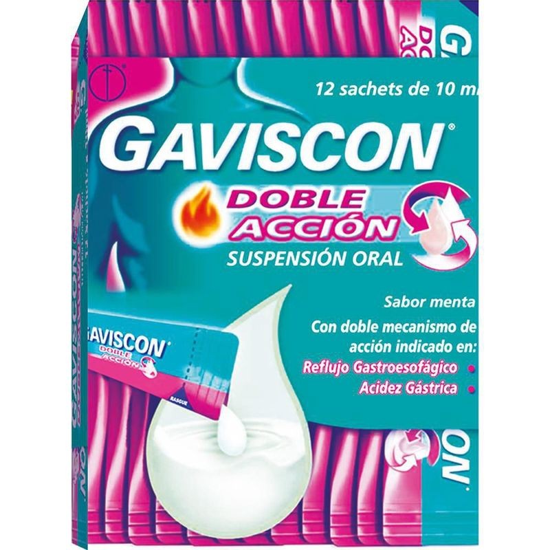 GAVISCON DOBLE ACCION X 12 SACHETS