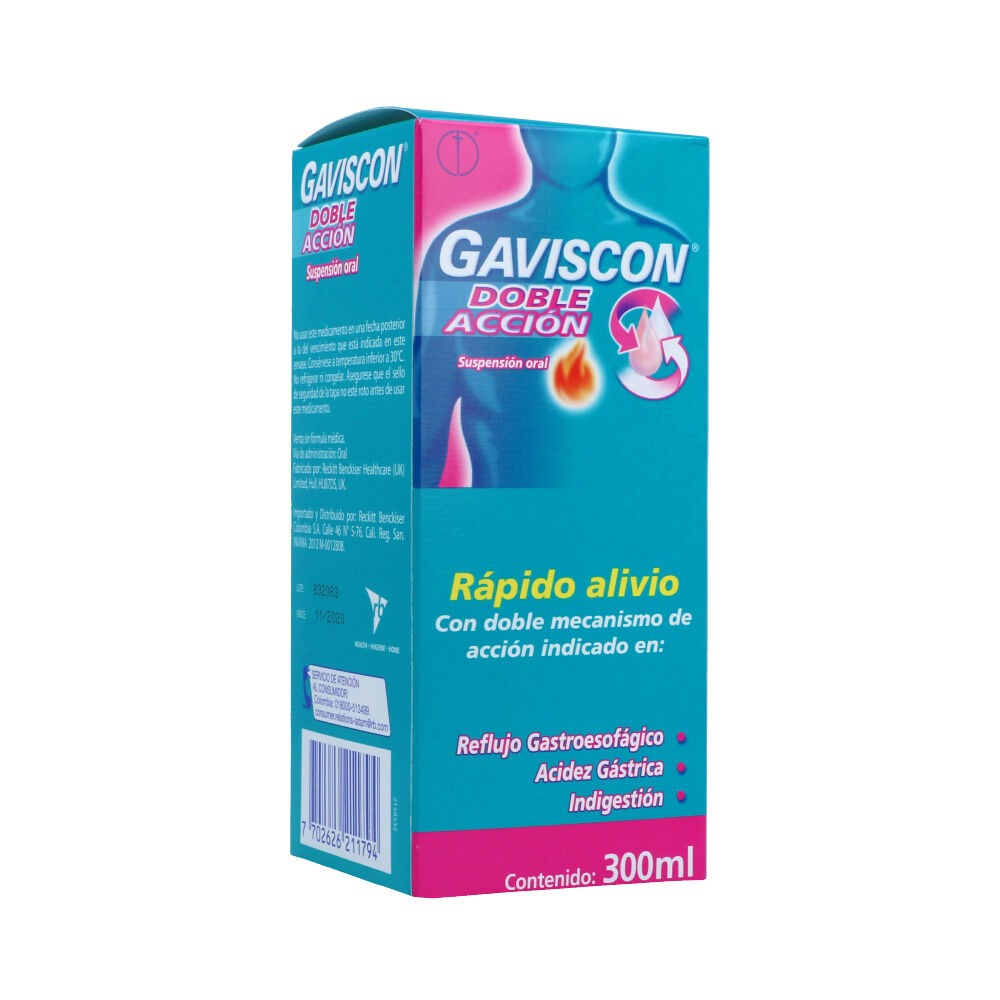 GAVISCON DOBLE ACCION X 300 ML