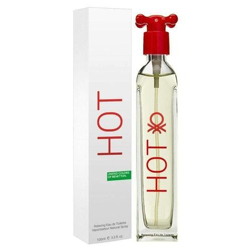Loción Perfume Hot Benetton 100ml EDT Mujer Original Garantizada