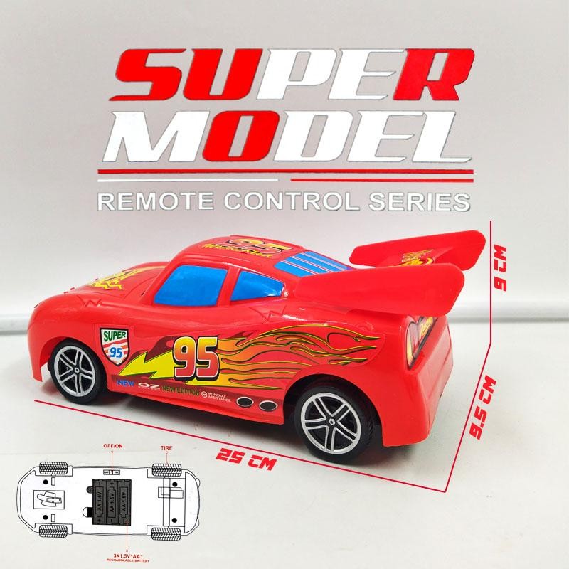 CARRO CONTROL RAYO MCQUEEN GRANDE JUGUETE CONTROL CARS NIÑOS DJ4629