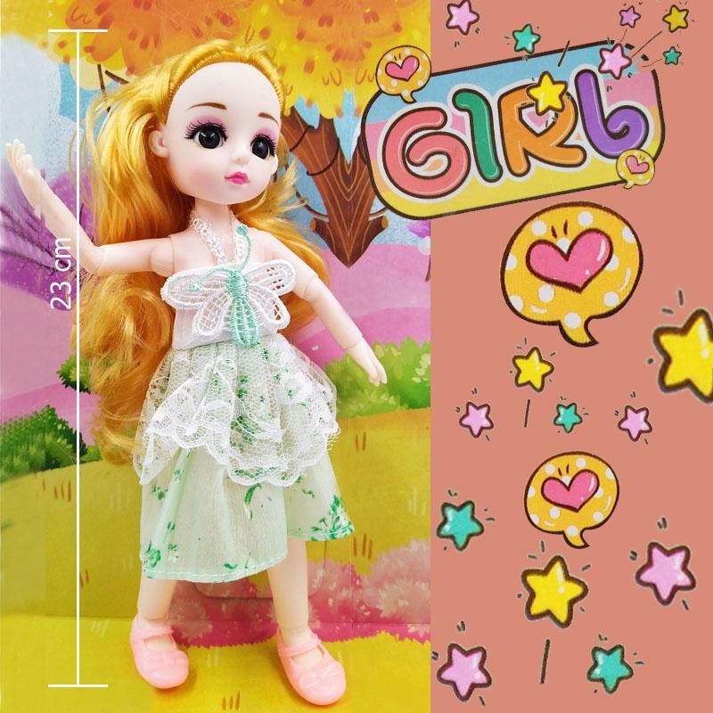 MUÑECAS 5 GIRL VESTIDO ARTICULADA FINA NIÑAS COLECCIONABLE DJ-1813B-5