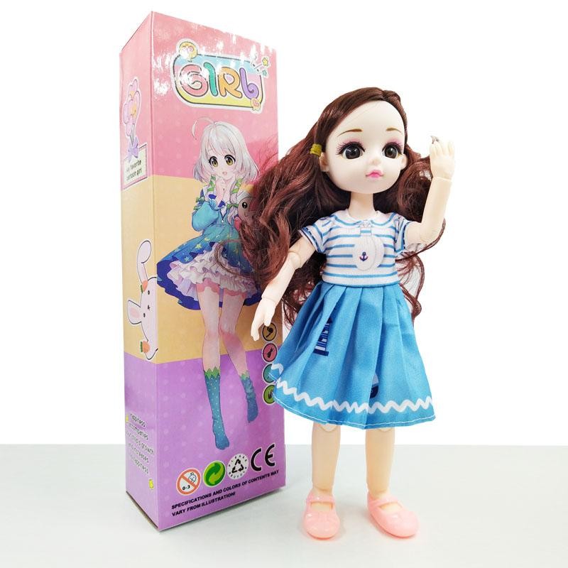 MUÑECAS 2 GIRL VESTIDO ARTICULADA FINA NIÑAS COLECCIONABLE DJ-1813B-2