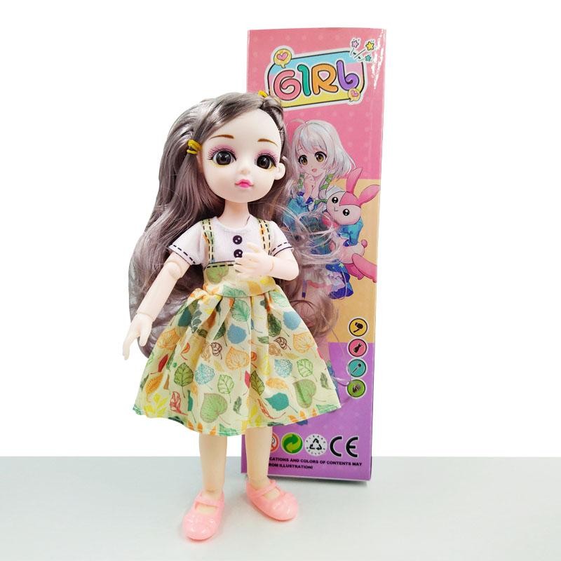 MUÑECAS 6 GIRL VESTIDO ARTICULADA FINA NIÑAS COLECCIONABLE DJ-1813B-6