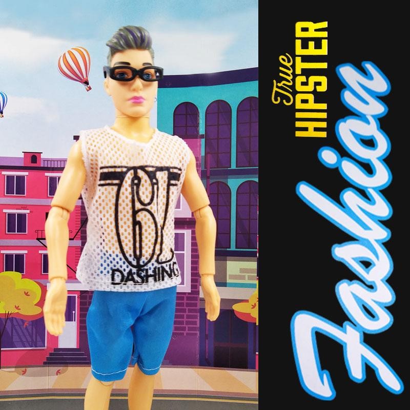 MUÑECO FIGURA FASHION STYLE 1 GAFAS PERSONAJE JUGUETE DJSH206-1