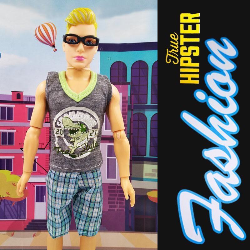 MUÑECO FIGURA FASHION STYLE 5 GAFAS PERSONAJE JUGUETE DJSH206-5