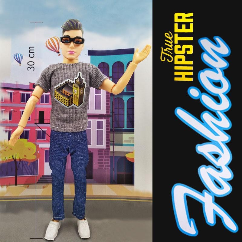 MUÑECO FIGURA FASHION STYLE 6 GAFAS PERSONAJE JUGUETE DJSH206-6