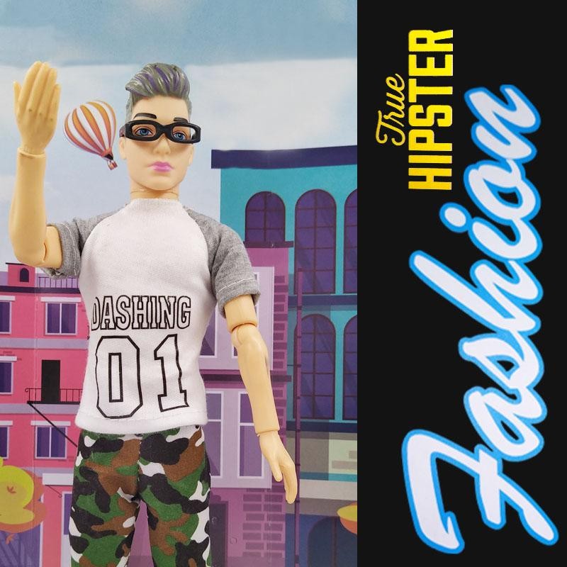 MUÑECO FIGURA FASHION STYLE 2 GAFAS PERSONAJE JUGUETE DJSH206-2