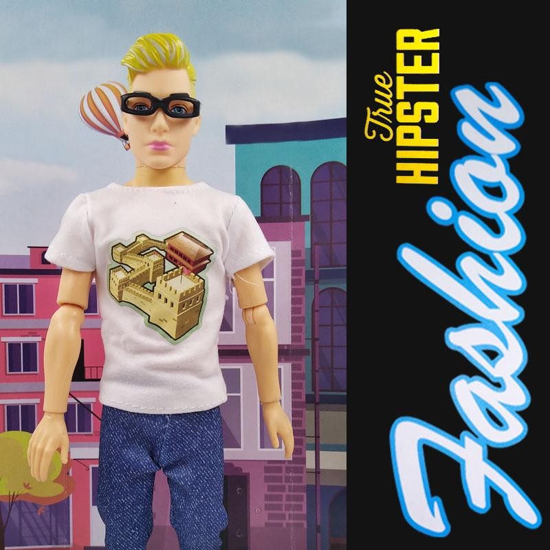 MUÑECO FIGURA FASHION STYLE 3 GAFAS PERSONAJE JUGUETE DJSH206-3