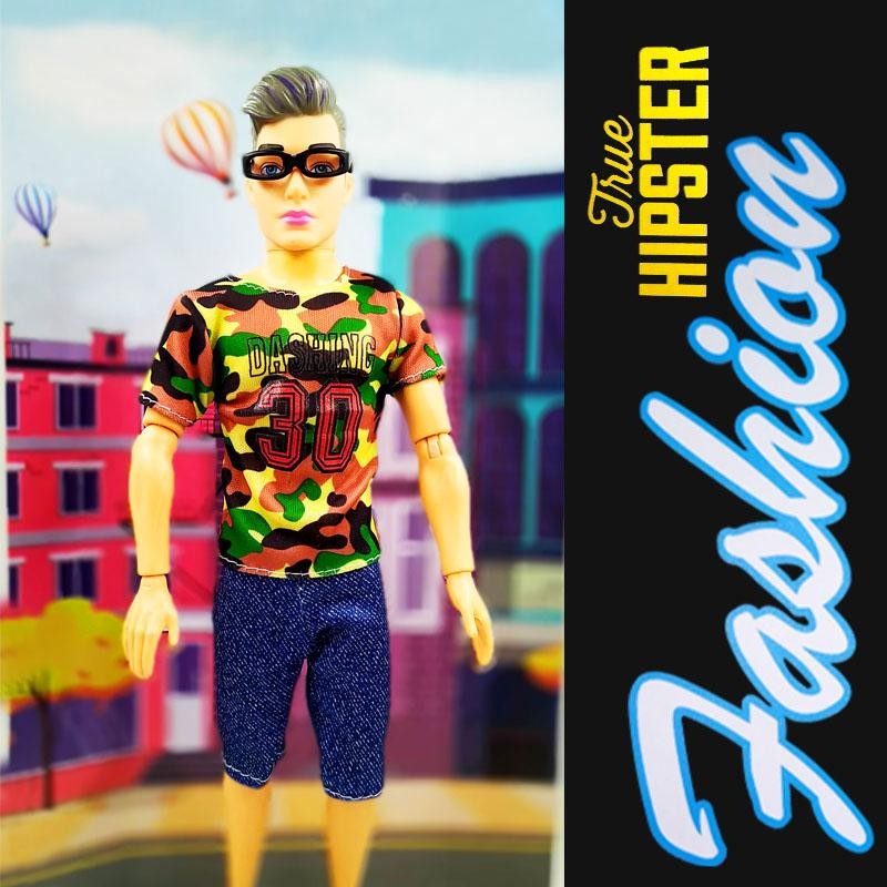 MUÑECO FIGURA FASHION STYLE 4 GAFAS PERSONAJE JUGUETE DJSH206-4