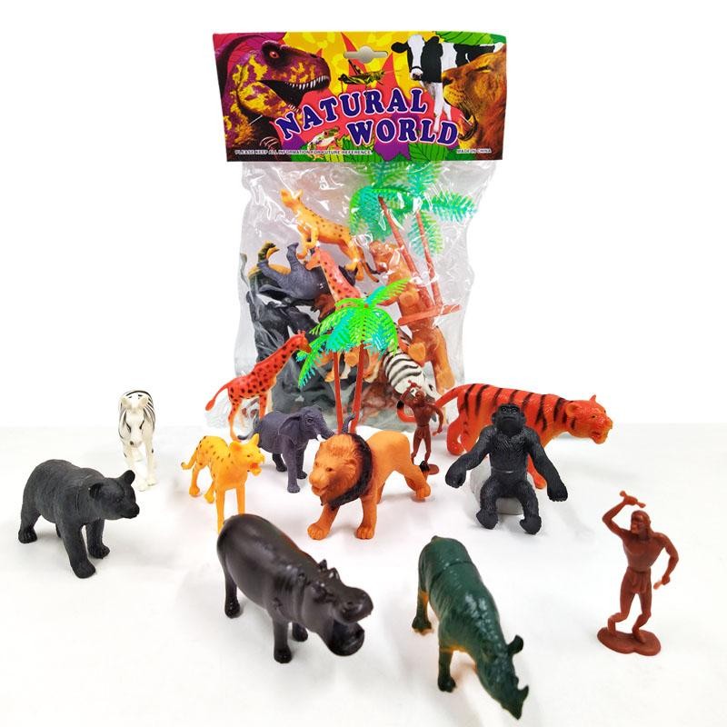 ANIMALES SALVAJES SET JUGUETE FIGURAS JUGUETERÍA NIÑOS DJ4627