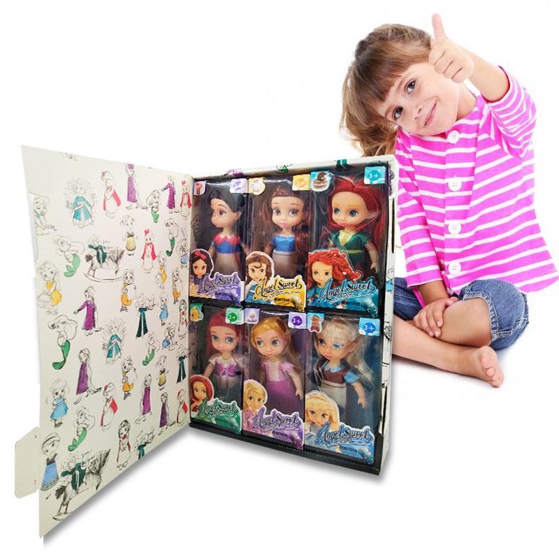 MUÑECAS PRINCESAS COLECCIÓN X6 JUGUETE NIÑAS DJ-AJ270