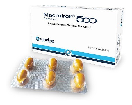 MACMIROR COMPLEX  500 MG OVULOS X 6
