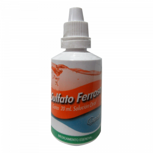 SULFATO FERROSO GOT 125 MGX20ML