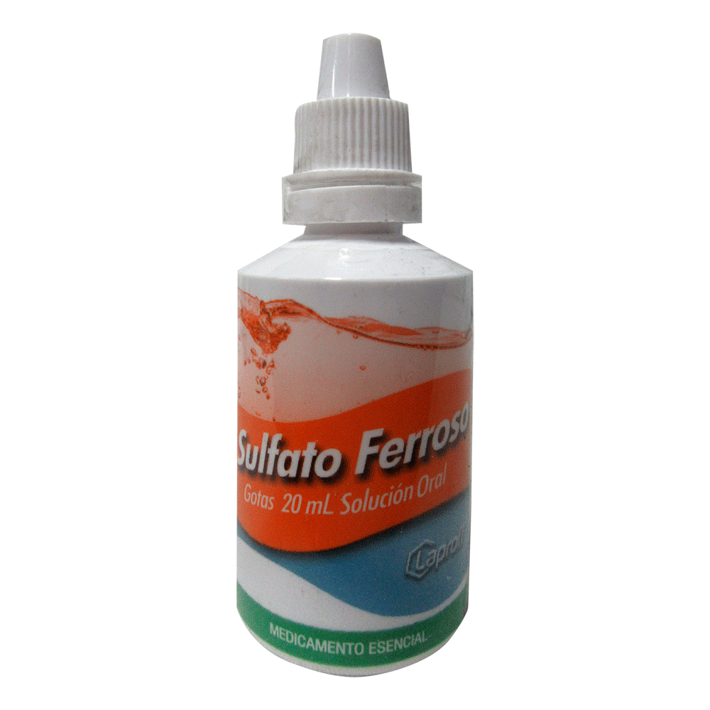 SULFATO FERROSO GOT 125 MGX20ML