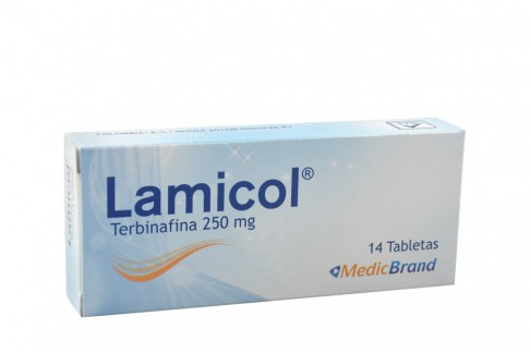 LAMICOL 250 MG X 14 CAP