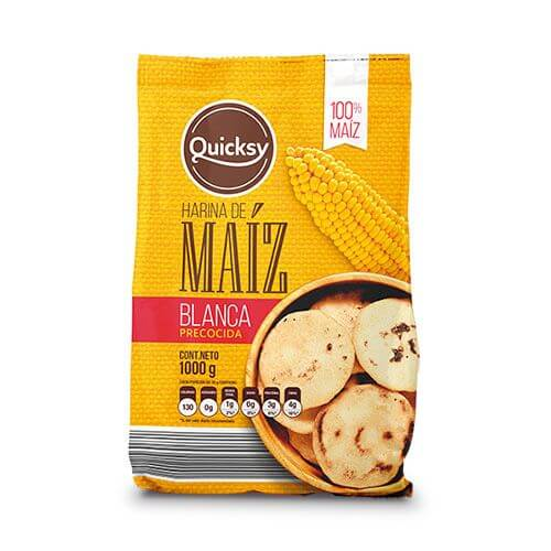 HARINA DE MAIZ BLANCO QUICKSY 1000 G