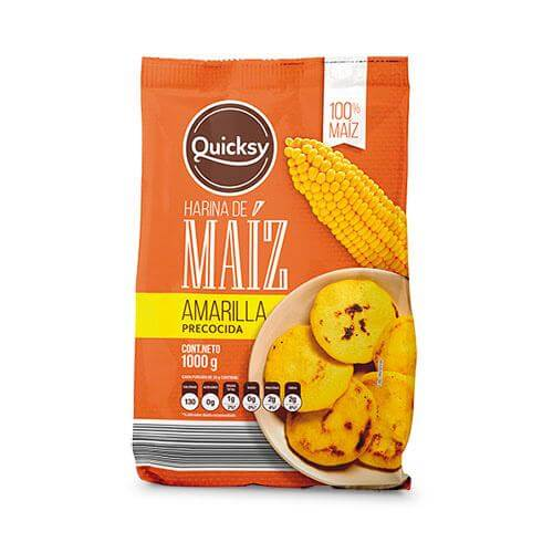 HARINA DE MAIZ AMARILLO QUICKSY 1000 G