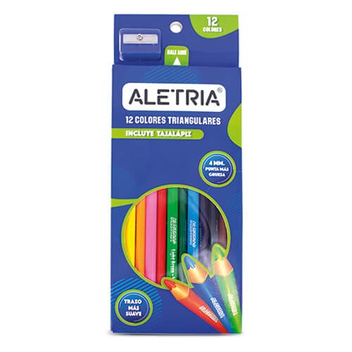 COLORES TRIANGULARES ALETRÍA X 12 UND