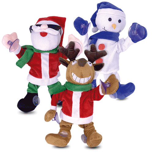 MUÑECO ADHERIBLE A VENTANA CON MÚSICA X 1 UND