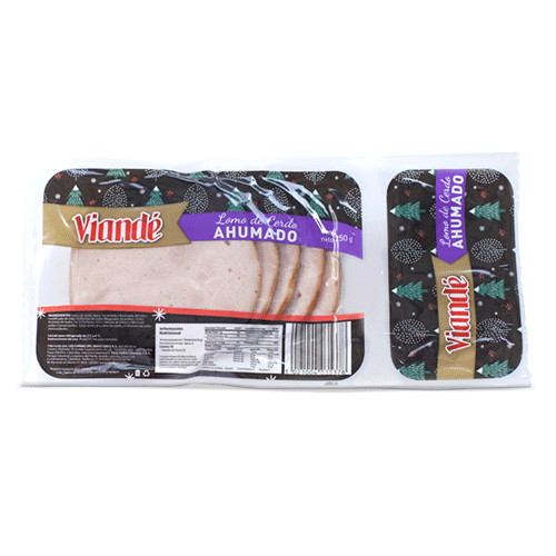 LOMO DE CERDO AHUMADO VIANDÉ 250 G  X 1UND