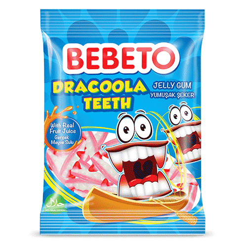 GOMAS DIENTES DRACOOLA BEBETO X 150 GRS