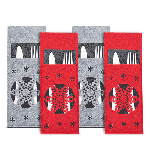 SET ESTUCHE CUBIERTOS RED FLAG X 4 UND