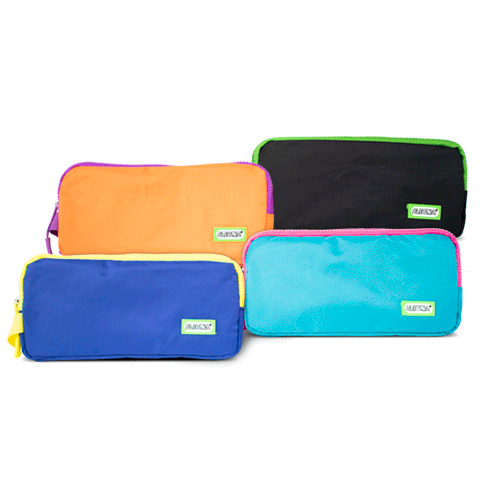 CARTUCHERA 2 BOLSILLOS ALETRÍA X 1 UND