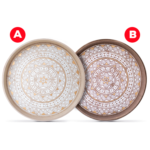 BANDEJA EN MADERA RED FLAG X  1 UD