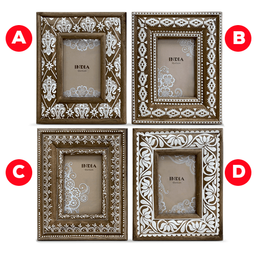 MARCO DE FOTOS EN MADERA RED FLAG X 1 UD