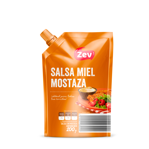SALSA MIEL MOSTAZA ZEV 200GR
