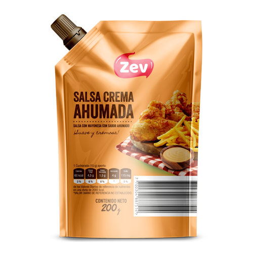SALSA CREMA AHUMADA ZEV 200GR