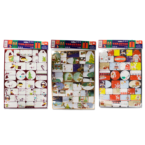 TARJETAS AUTOADHESIVAS DE - PARA X 2 UDS