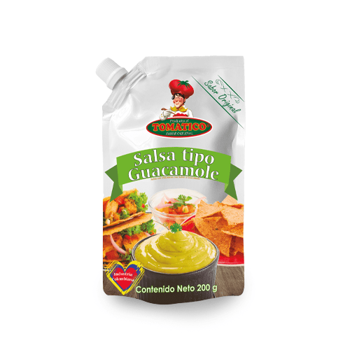 SALSA TIPO GUACAMOLE CON CILANTRO 200GR