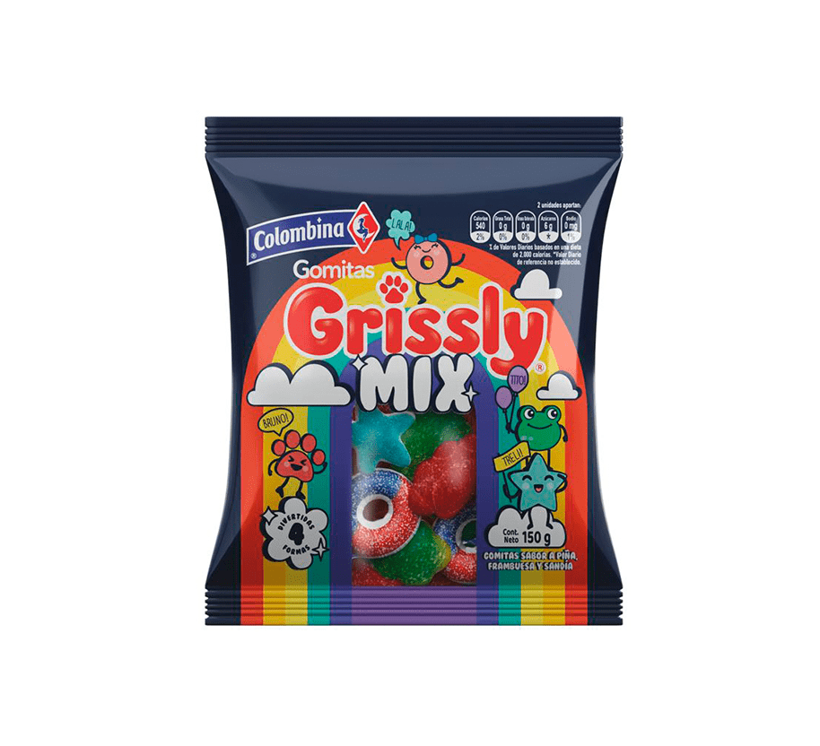 GOMAS FUN MIX GRISSLY 150 GR
