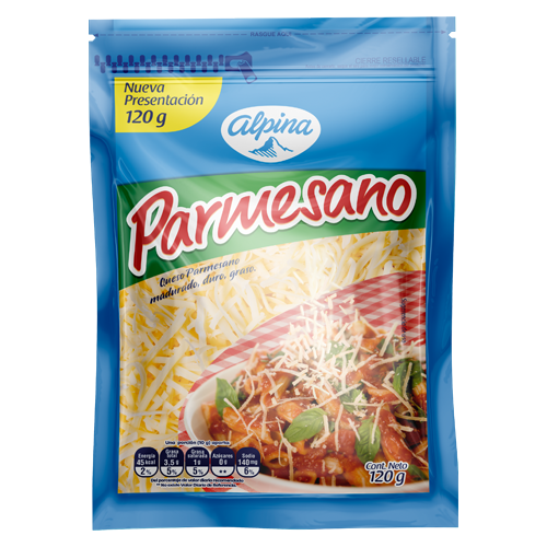 QUESO PARMESANO ALPINA 120 GRS