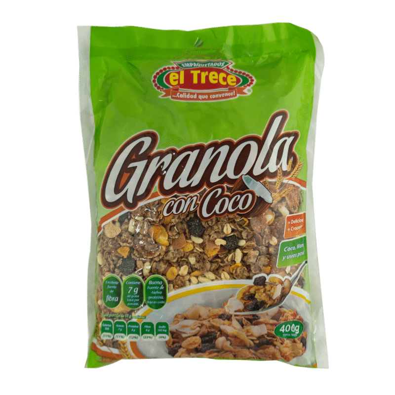 GRANOLA COCO 400 GR Presentación: UNI